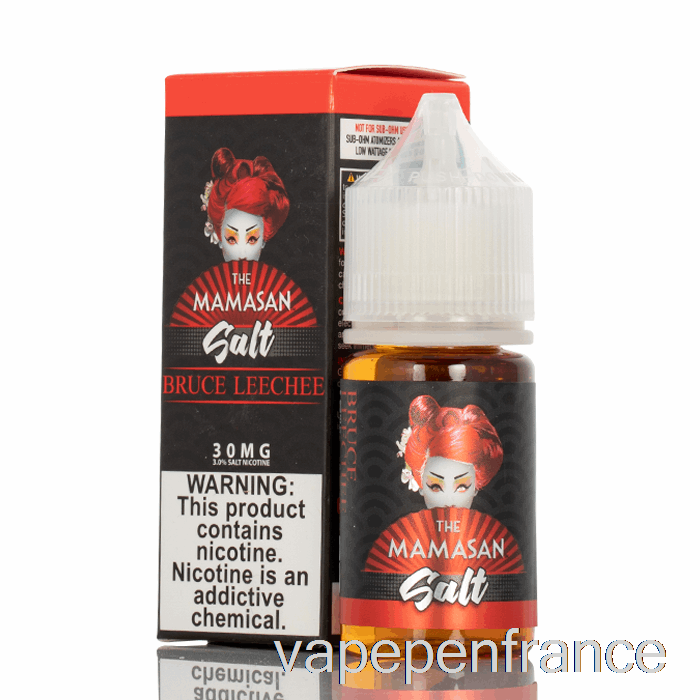 Bruce Leechee - Le Sel De Mamasan - 30 Ml 30 Mg Stylo Vape
